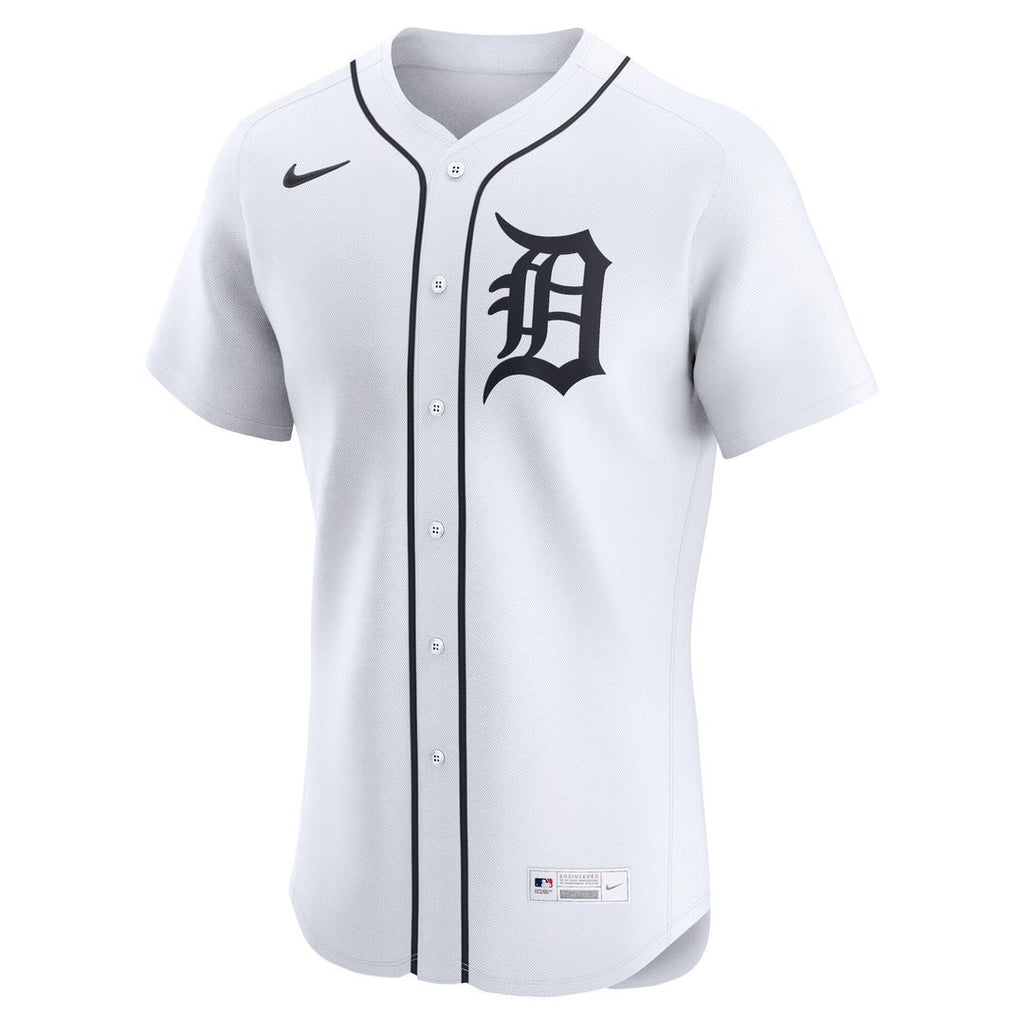 Men's Detroit Tigers White Home Elite MLB Baseball Jersey - view 5