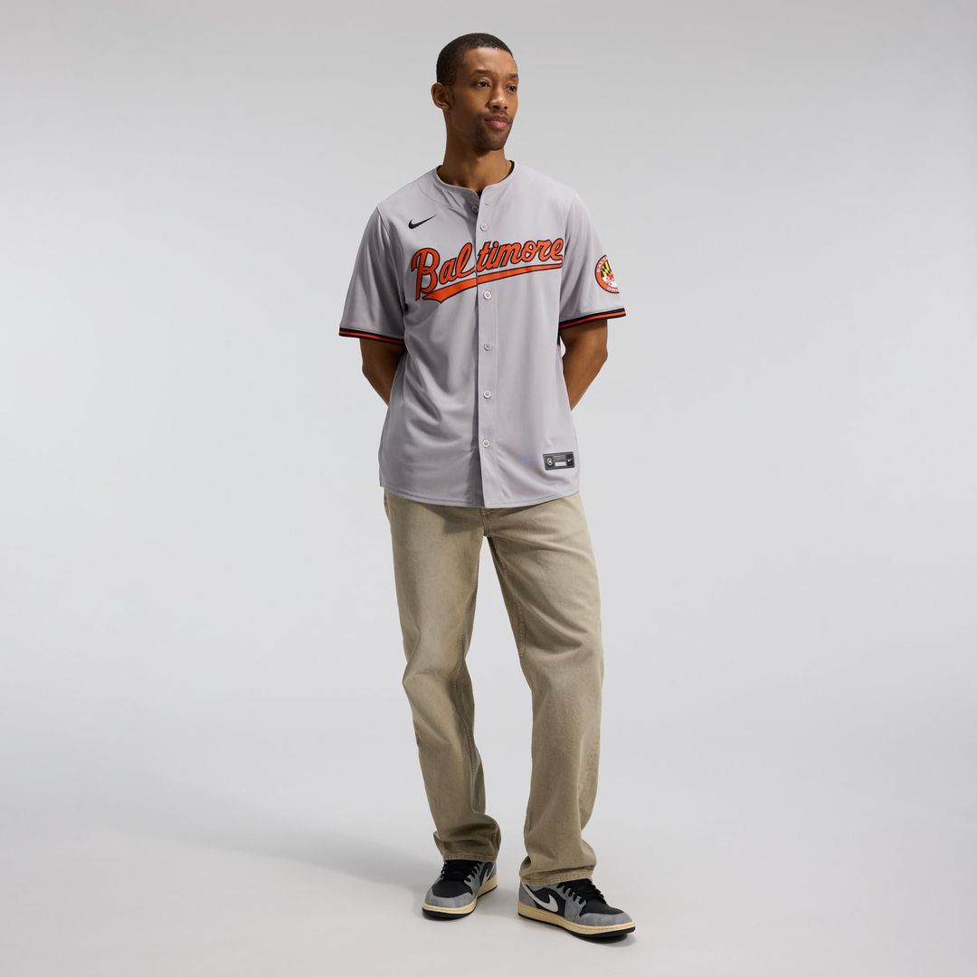 Men's Baltimore Orioles White Home Limited MLB Baseball Jersey - view 30