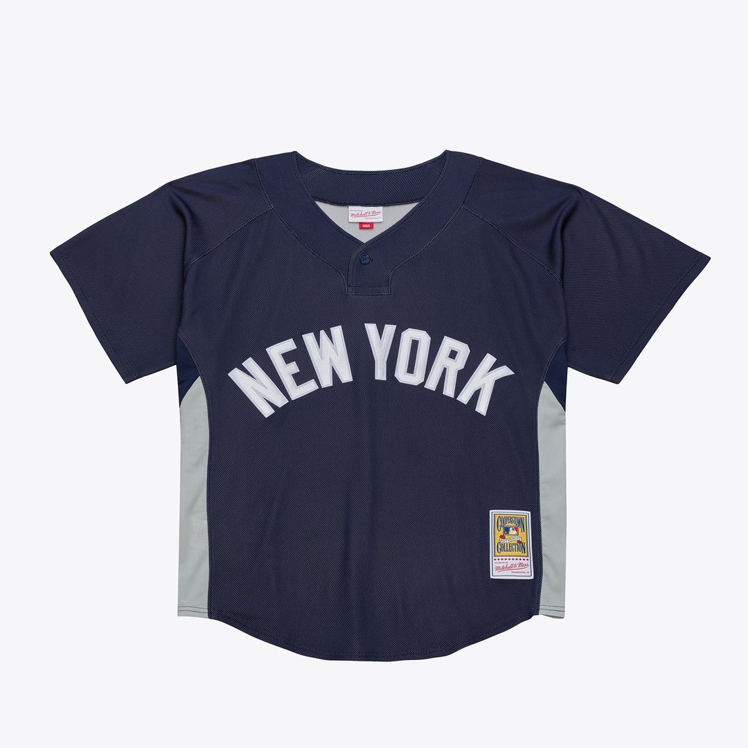 Men's New York Yankees CC Sabathia Navy 2009 Batting Practice MLB Baseball Jersey - view 1