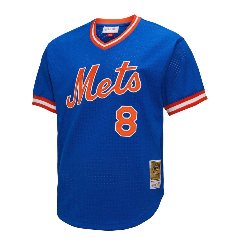 Men's New York Mets Gary Carter Royal Big & Tall Cooperstown Collection Mesh Batting Practice MLB Baseball Jersey - view 2