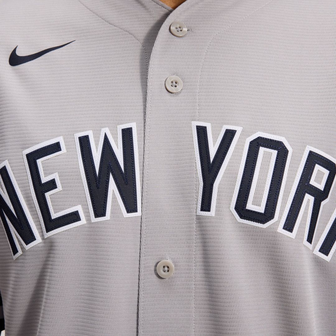 Men's New York Yankees Anthony Volpe Gray Road Replica MLB Baseball Jersey - view 9