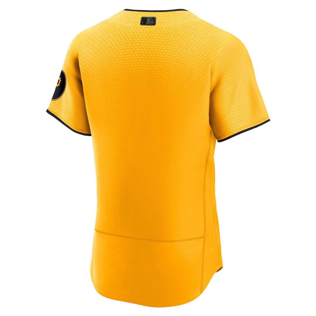Men's Pittsburgh Pirates Gold City Connect MLB Baseball Jersey - view 3