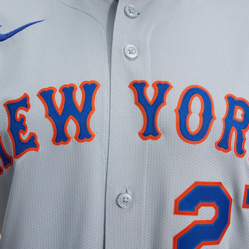 Men's New York Mets Mark Vientos Gray All-Star Limited MLB Baseball Jersey - view 26