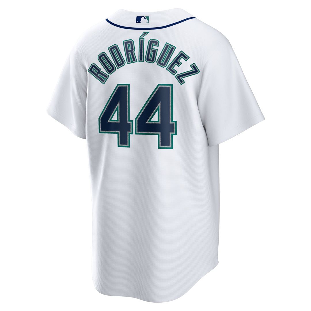 Men's Seattle Mariners Julio Rodriguez White Home Replica MLB Baseball Jersey - view 3