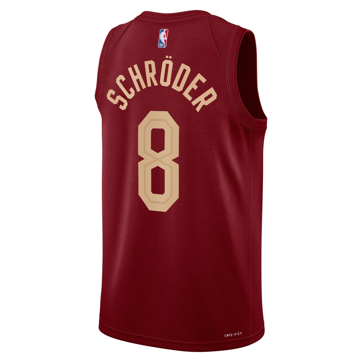 Unisex Dennis Schröder Cleveland Cavaliers Icon Edition Swingman NBA Basketball Jersey - Wine - view 4
