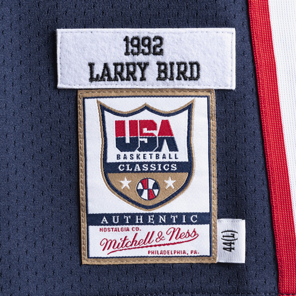 Men's USA Basketball Basketball Jersey Larry Bird 1992 Navy - view 4
