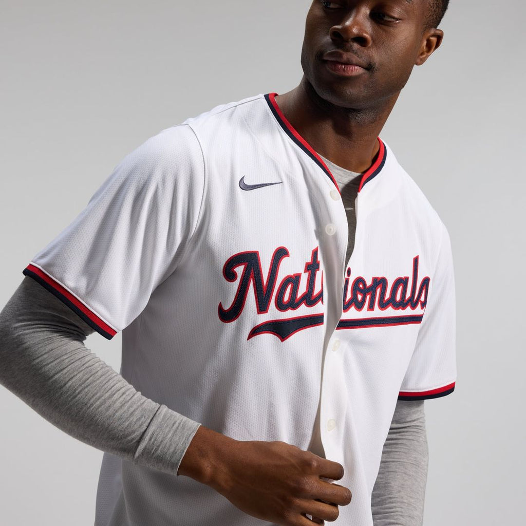 Men's Washington Nationals White Home Limited MLB Baseball Jersey - view 10