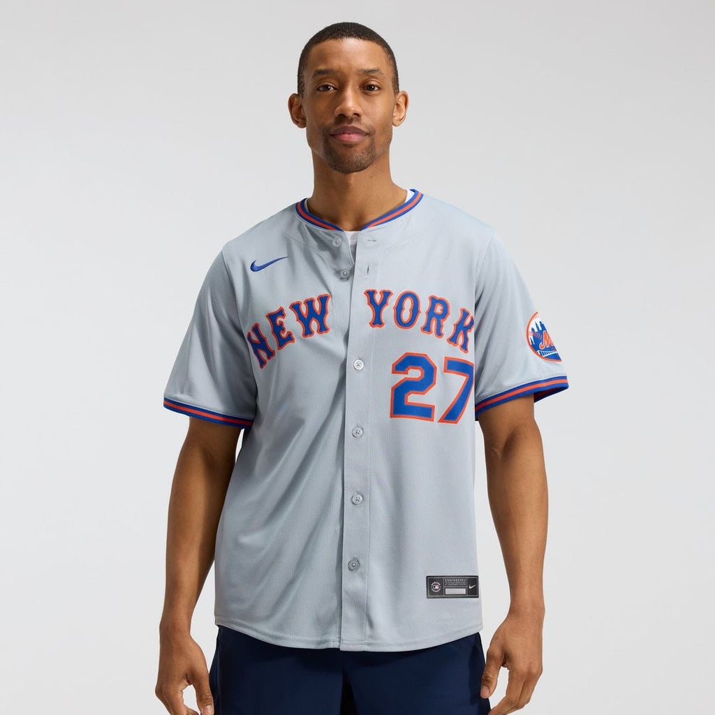 Men's New York Mets Mark Vientos Gray All-Star Limited MLB Baseball Jersey - view 17