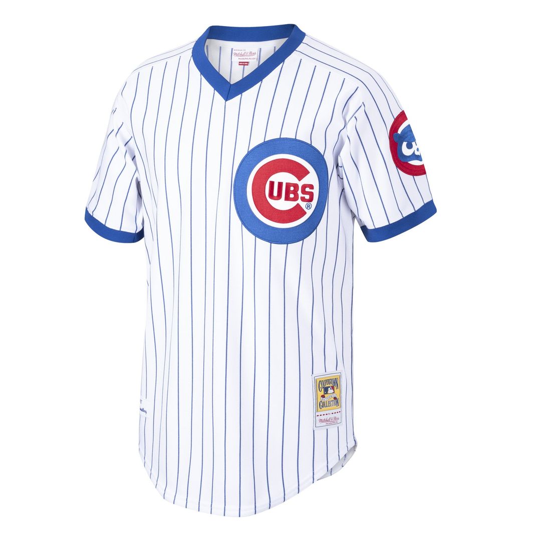 Men's Chicago Cubs Ryne Sandberg White Cooperstown Collection 1987 MLB Baseball Jersey - view 2