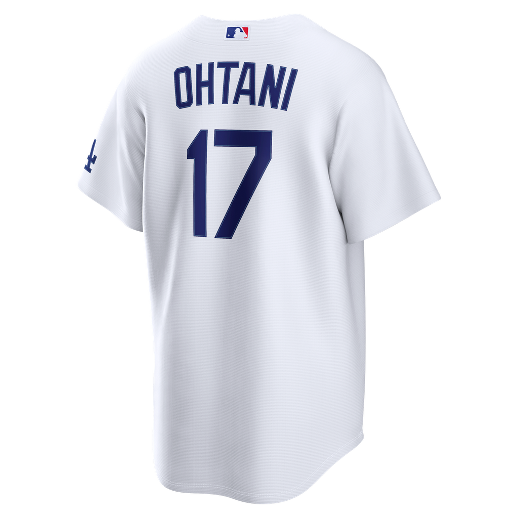 Men's Los Angeles Dodgers Shohei Ohtani White Home Stadium MLB Baseball Jersey - view 8