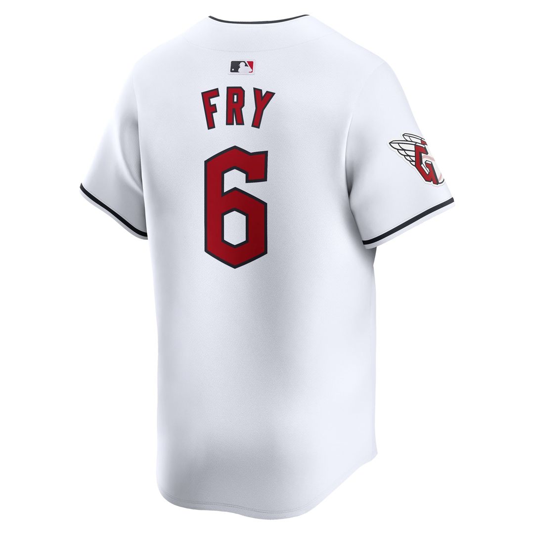 Men's Cleveland Guardians David Fry White Home Limited MLB Baseball Jersey - view 3