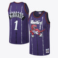 Men's Toronto Raptors Tracy McGrady Hardwood Classics Road Swingman NBA Basketball Jersey - view 1