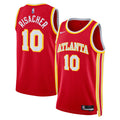 Unisex Zaccharie Risacher Atlanta Hawks Icon Swingman NBA Basketball Jersey - Red - view 1