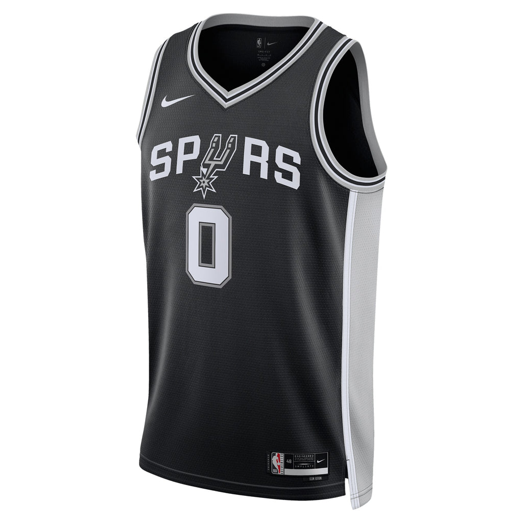 Unisex San Antonio Spurs Icon NBA Basketball Jersey - Keldon Johnson - view 3