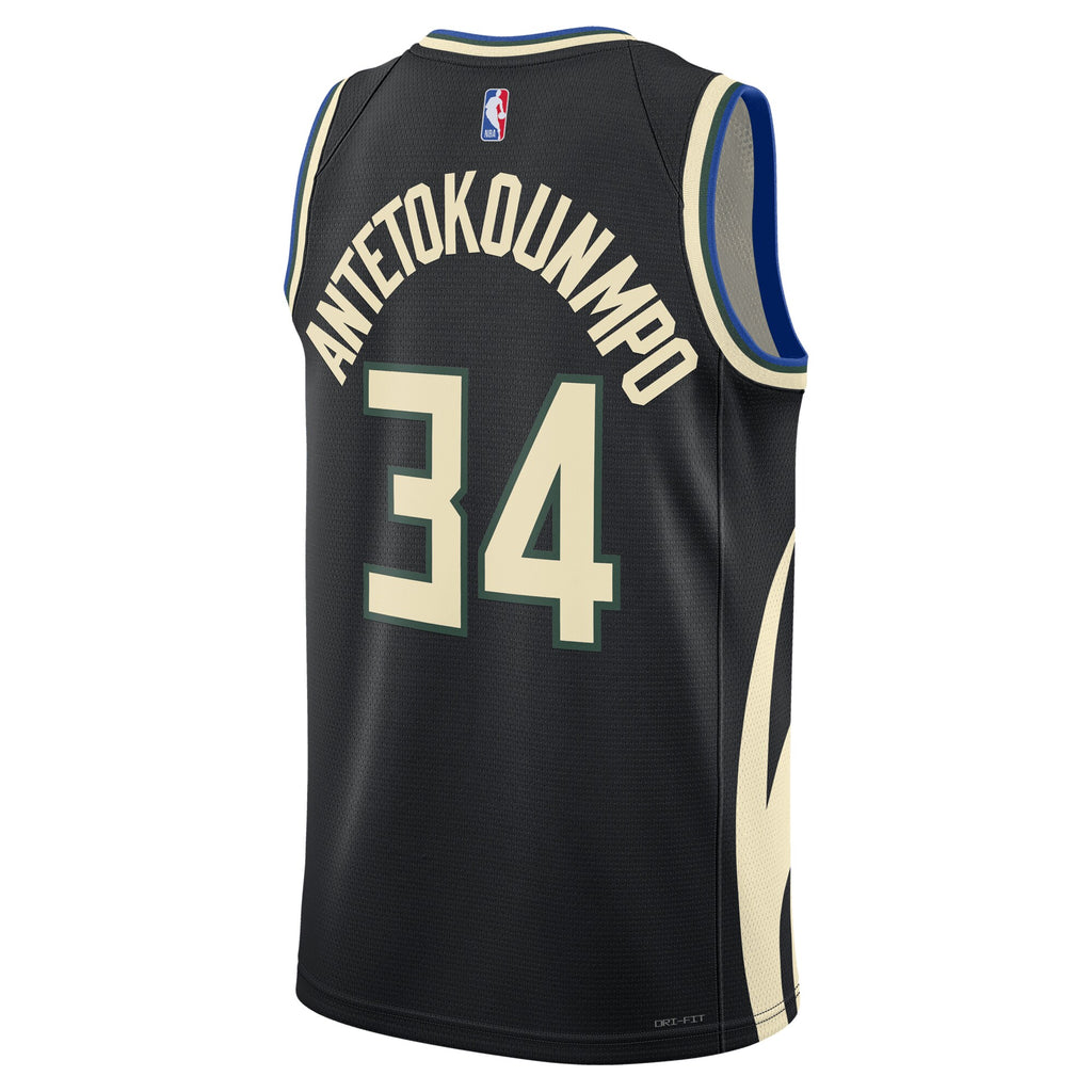 Men's Milwaukee Bucks NBA Statement Swingman Jersey - Giannis Antetokounmpo - view 4