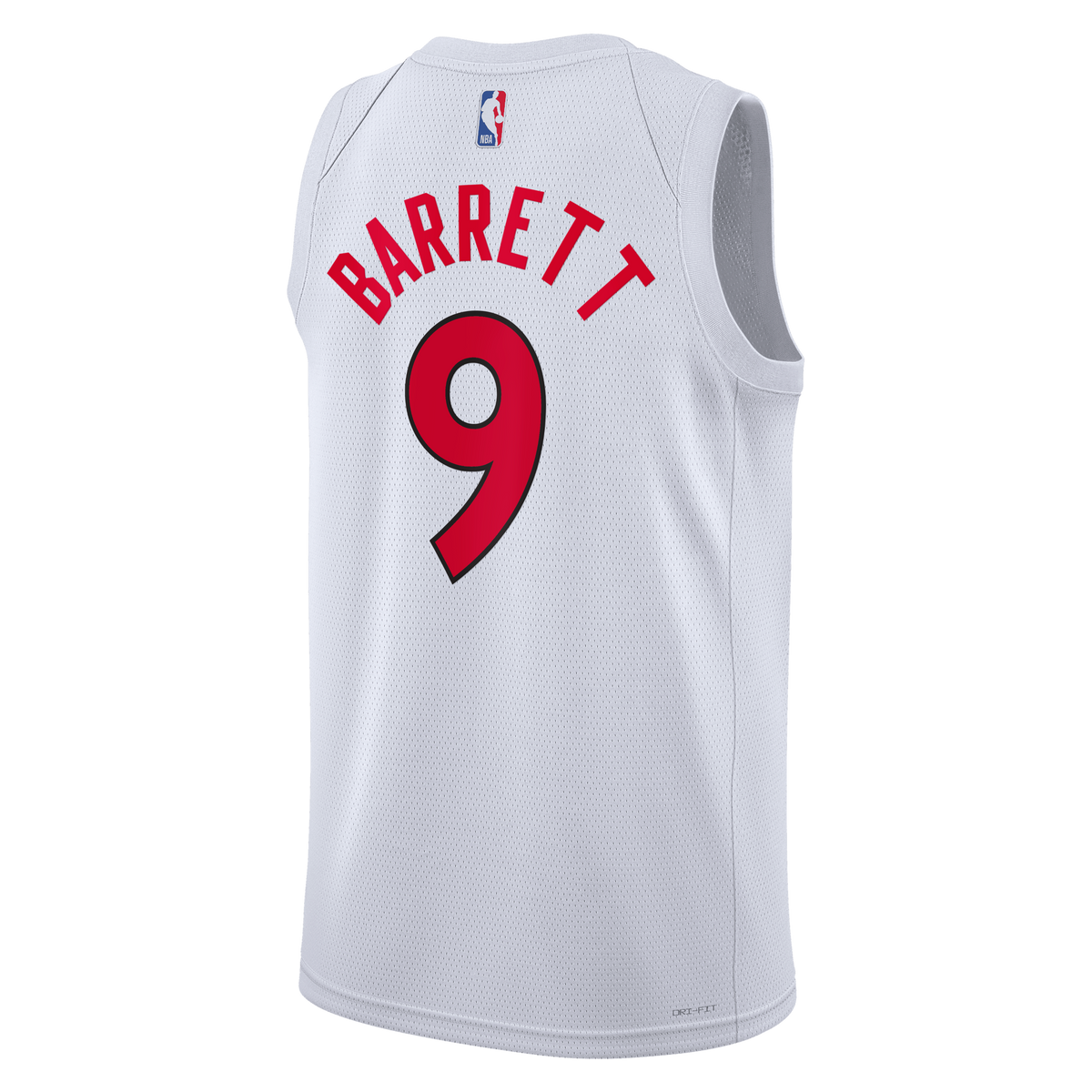 Unisex RJ Barrett Toronto Raptors Association Edition Swingman NBA Basketball Jersey - White - view 4