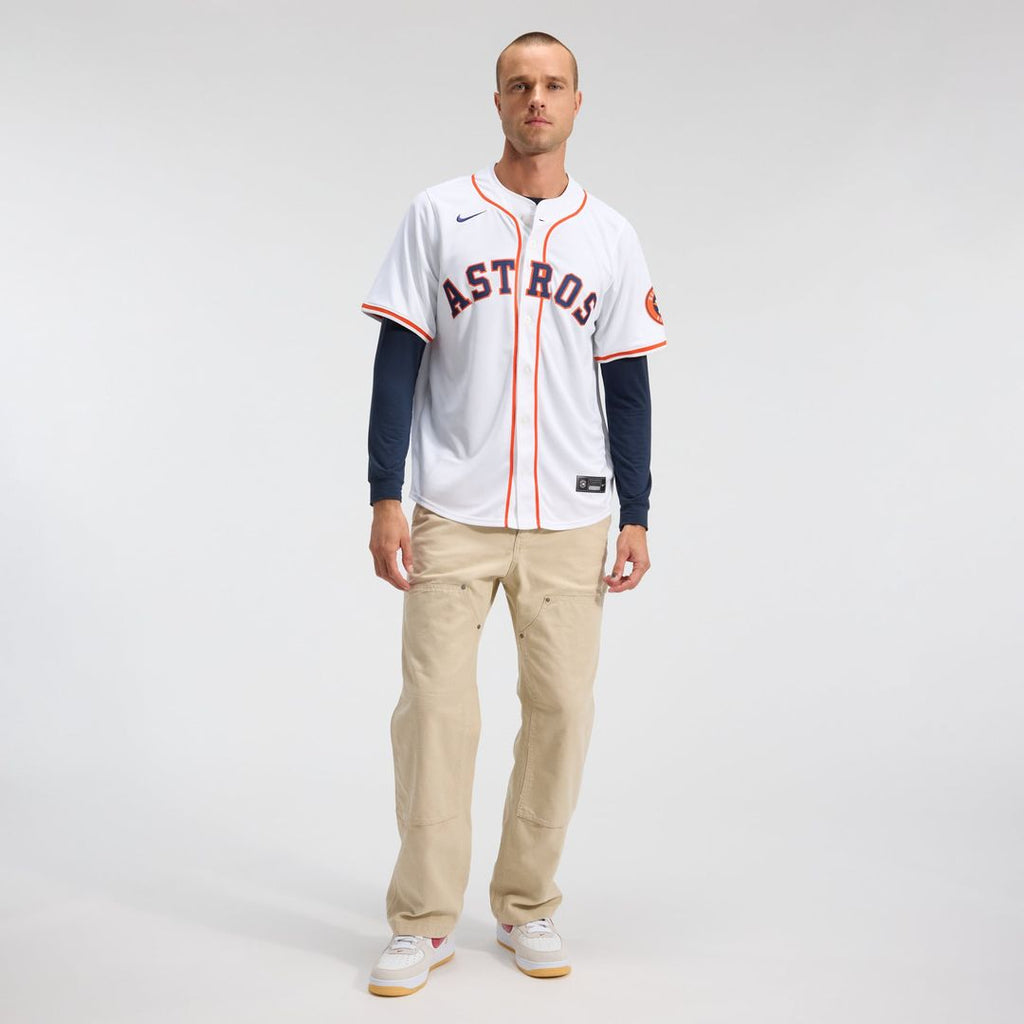 Men's Houston Astros White Home Limited MLB Baseball Jersey - view 4