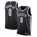 Unisex Mikel Brown Jr. Brooklyn Nets Icon Swingman NBA Basketball Jersey - Black - view 1