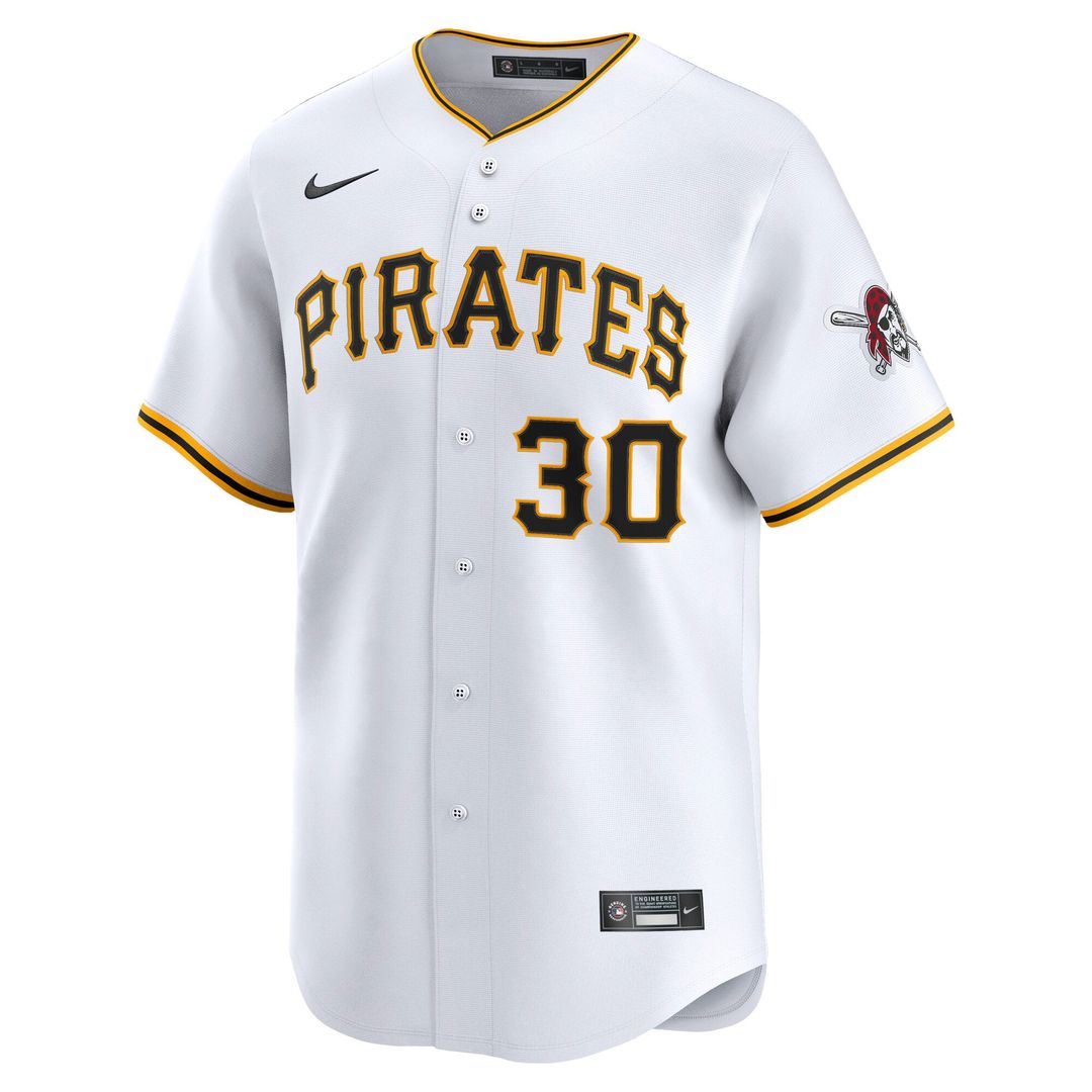 Men's Pittsburgh Pirates Paul Skenes White Home Limited MLB Baseball Jersey - view 5
