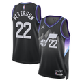 Men's Darryn Peterson Utah Jazz Statement Edition Swingman NBA Basketball Jersey - Black - view 1