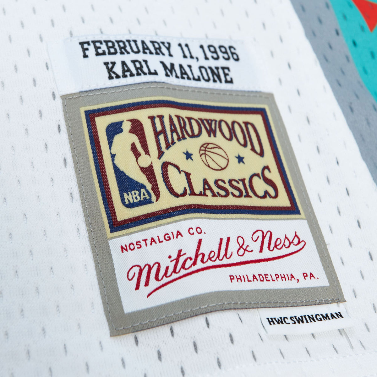 Men's NBA Karl Malone 1996 All-Star Swingman Jersey - White - view 6