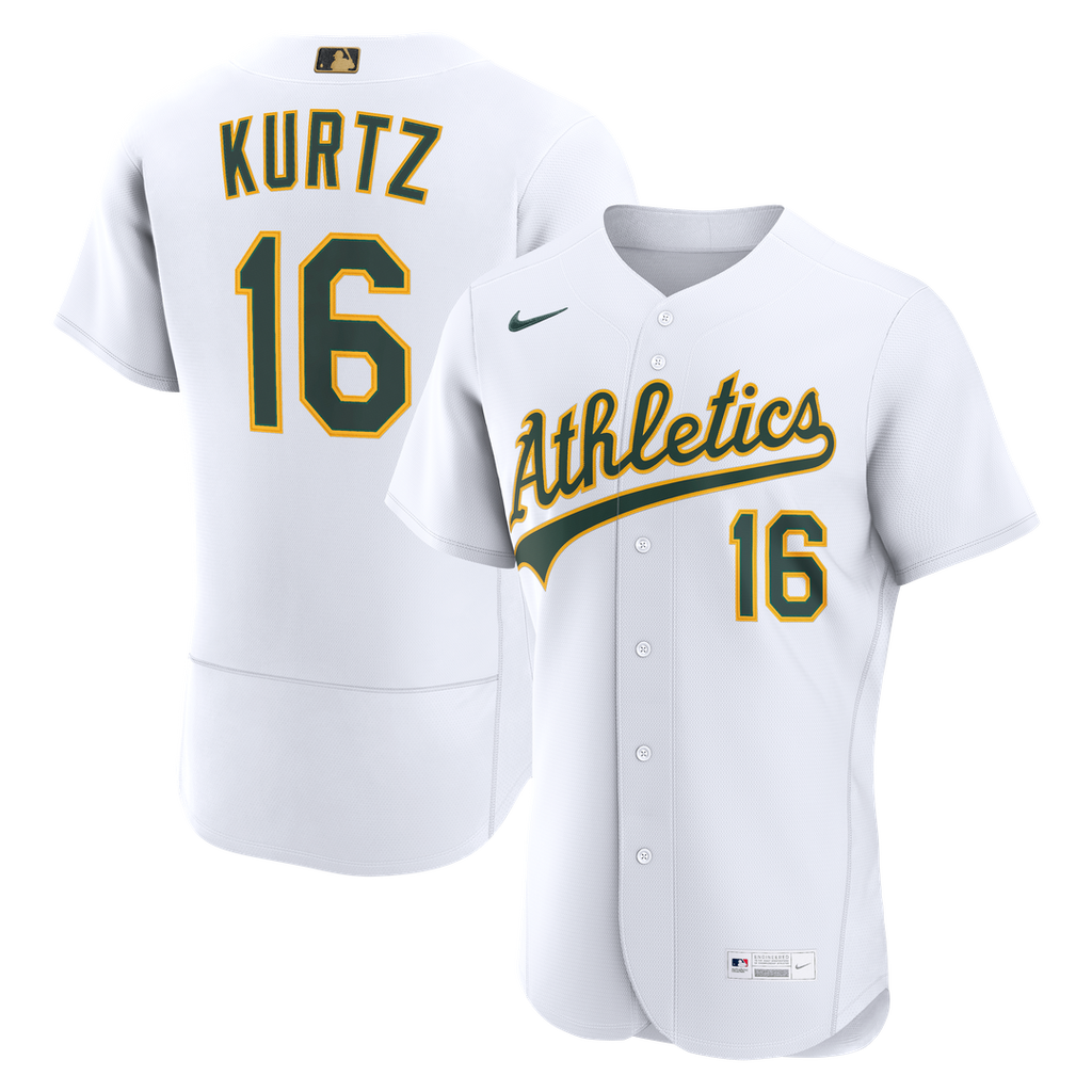 Men's Athletics Nick Kurtz White MLB Awards Jersey - view 1