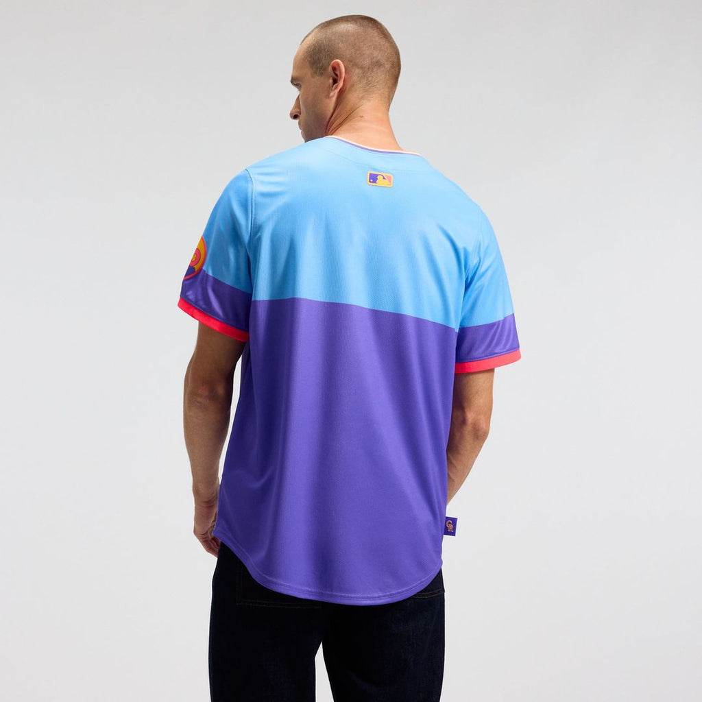 Men's Colorado Rockies Purple/Light Blue 2025 City Connect Limited MLB Baseball Jersey - view 3