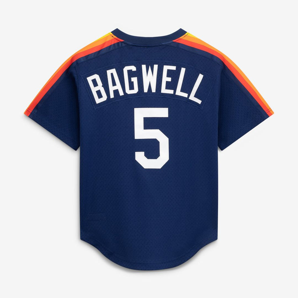 Men's Houston Astros Jeff Bagwell Navy Batting Practice MLB Baseball Jersey - view 3