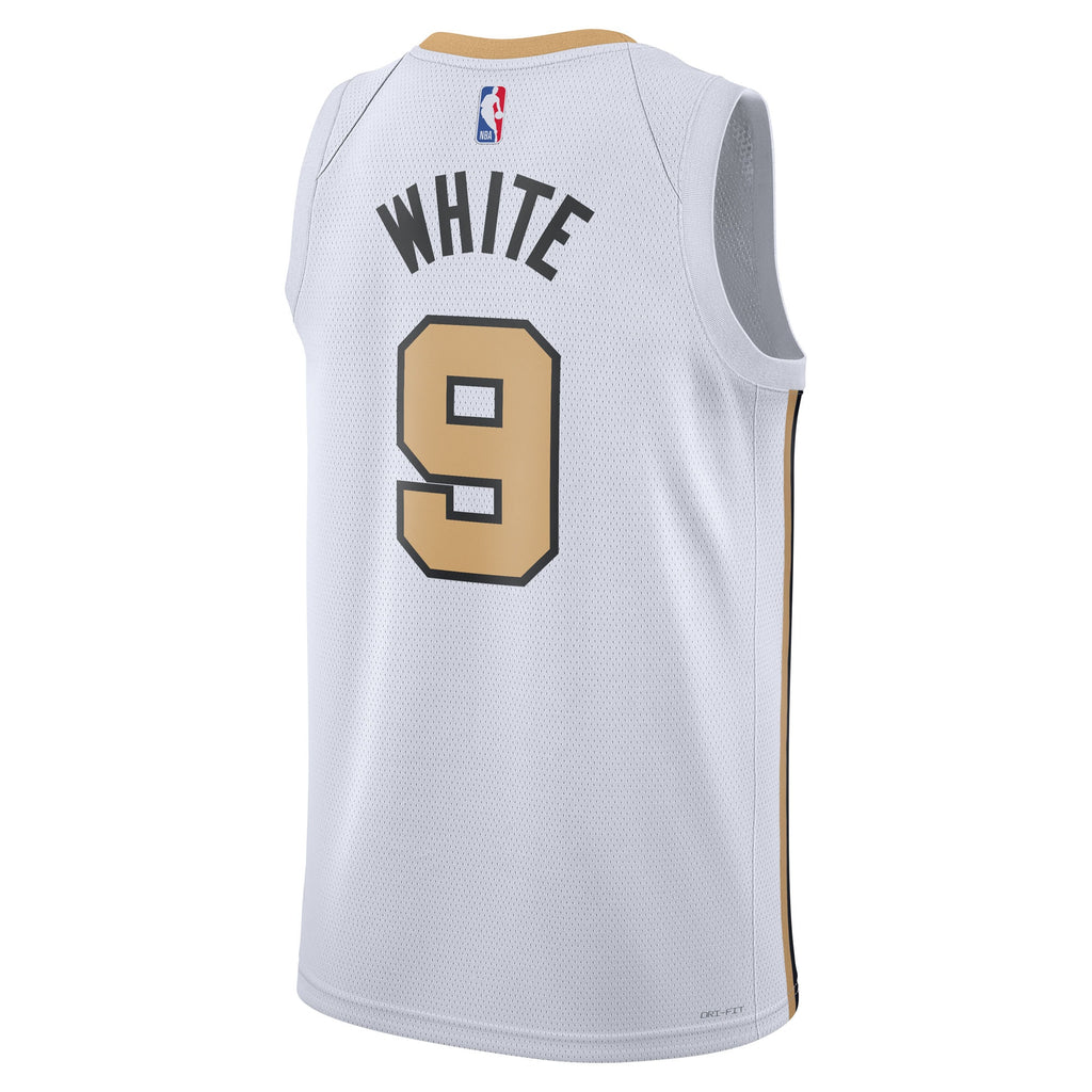 Unisex Boston Celtics 2025/26 City Edition Swingman NBA Basketball Jersey - White - Derrick White - view 4