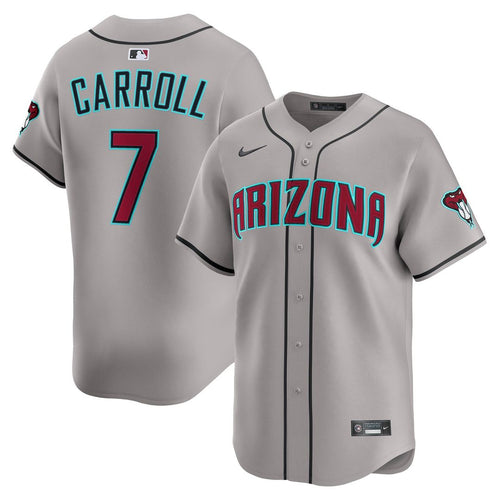Men's Arizona Diamondbacks Corbin Carroll Gray Road Limited MLB Baseball Jersey - view 1