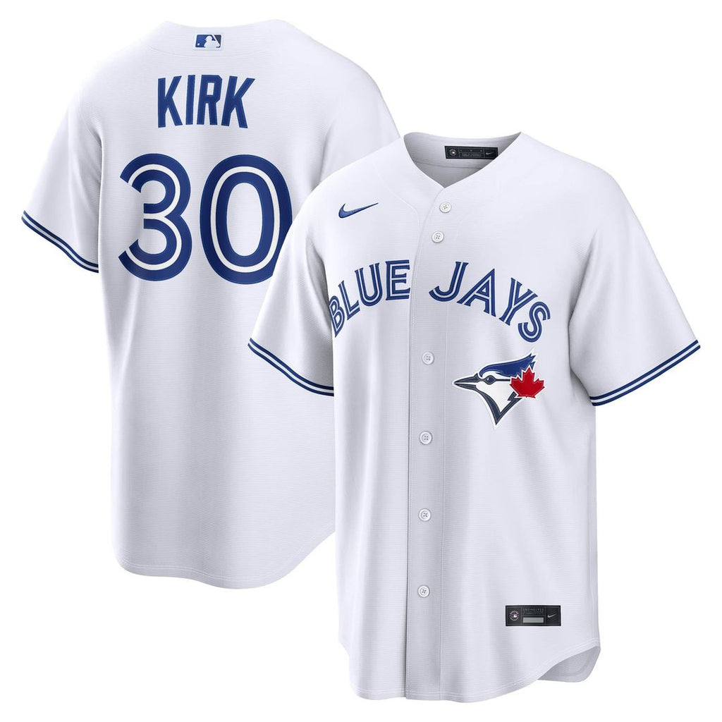 Men's Toronto Blue Jays Alejandro Kirk White Home Replica MLB Baseball Jersey - view 1