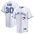 Men's Toronto Blue Jays Alejandro Kirk White Home Replica MLB Baseball Jersey - view 1