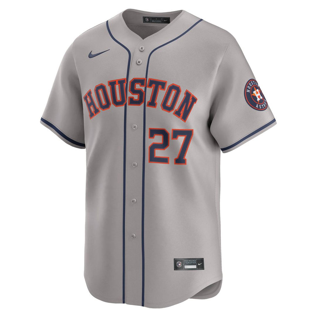 Men's Houston Astros Jose Altuve Gray Road Limited MLB Baseball Jersey - view 2