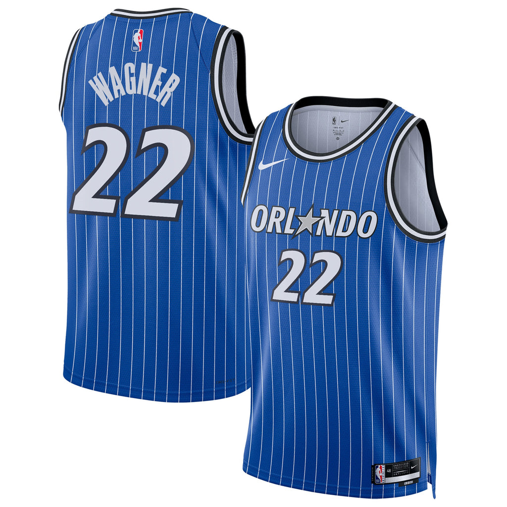 Unisex Franz Wagner Orlando Magic Replica Icon Edition Swingman NBA Basketball Jersey - Blue - view 2