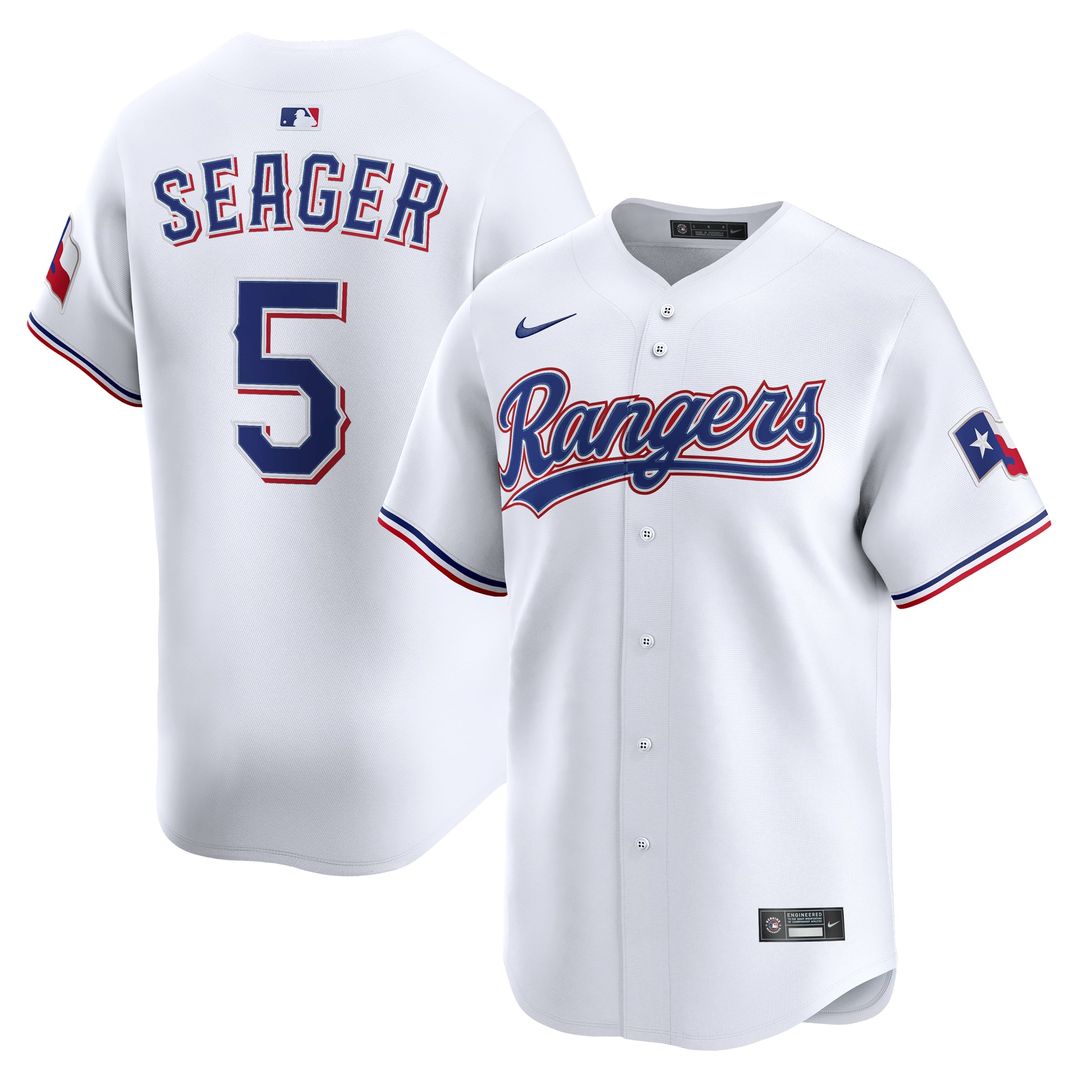 Men's Texas Rangers Corey Seager Gray Road Limited MLB Baseball Jersey - view 7