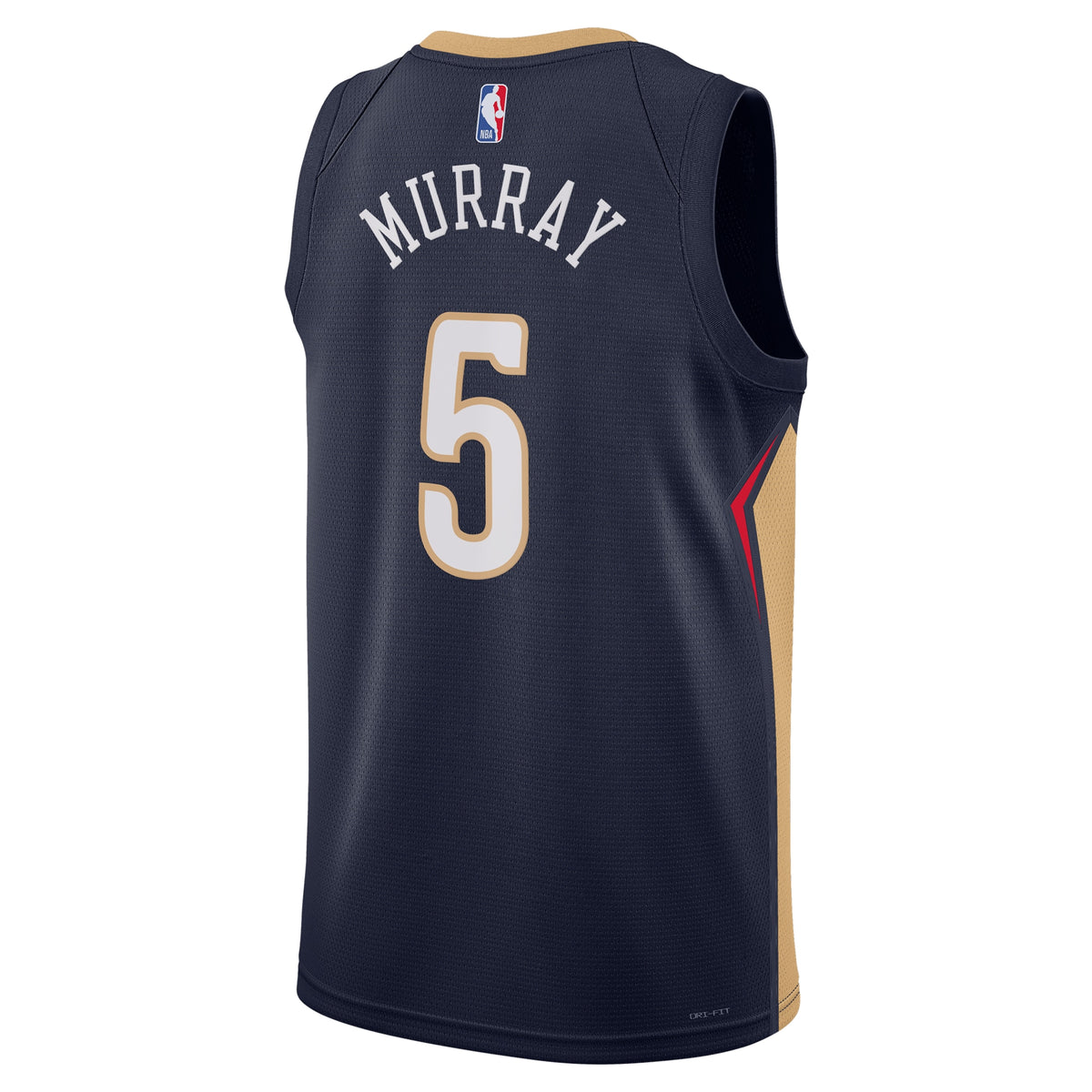 Unisex Dejounte Murray New Orleans Pelicans Icon Edition Swingman NBA Basketball Jersey - Navy - view 4