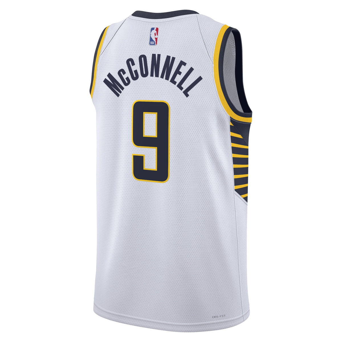 Unisex T.J. McConnell Indiana Pacers Association Edition Swingman NBA Basketball Jersey - White - view 3