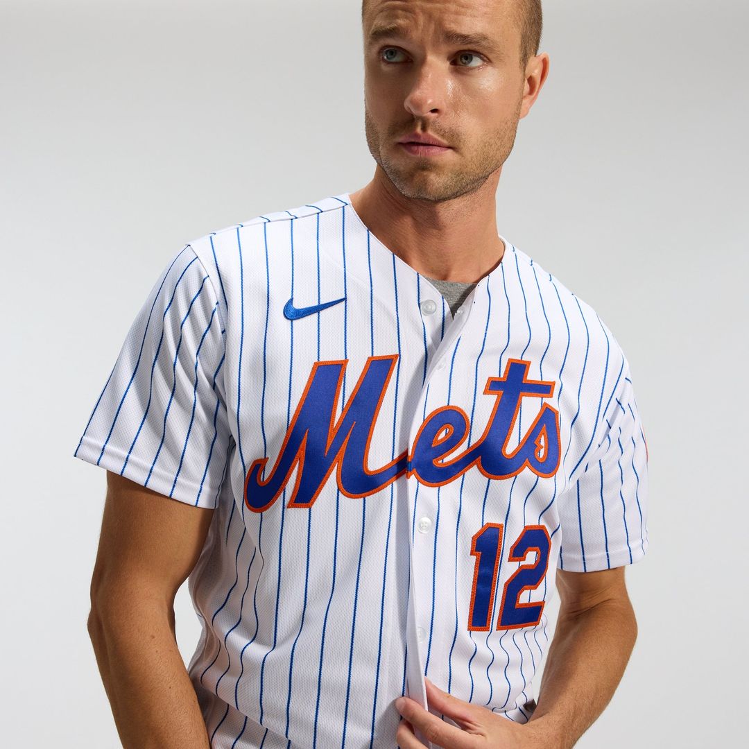 Men's New York Mets Francisco Lindor White Home MLB Baseball Jersey - view 11