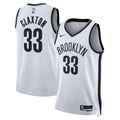 Unisex Nic Claxton Brooklyn Nets Association Edition Swingman NBA Basketball Jersey - White - view 1
