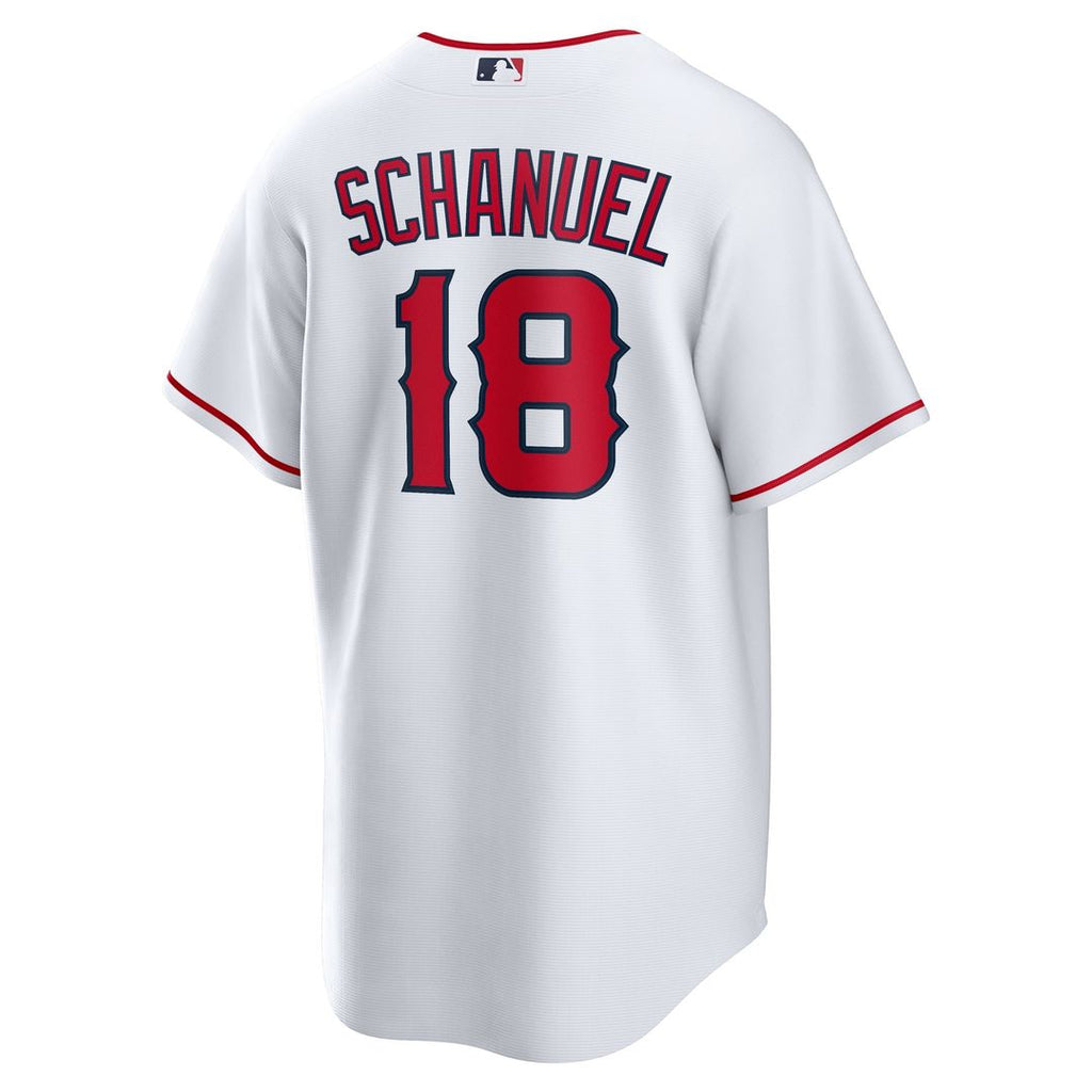 Men's Los Angeles Angels Nolan Schanuel White Home Replica MLB Baseball Jersey - view 3