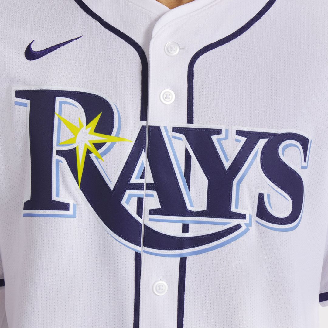 Men's Tampa Bay Rays White Home Limited MLB Baseball Jersey - view 10