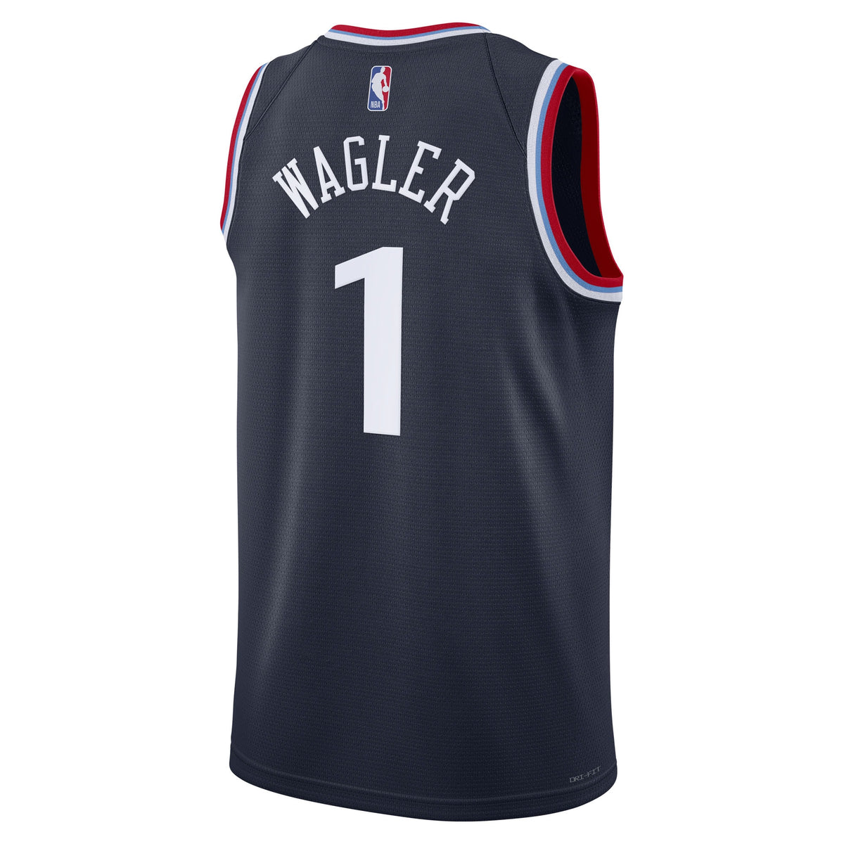Unisex Keaton Wagler LA Clippers Replica Icon Swingman NBA Basketball Jersey - Navy - view 4