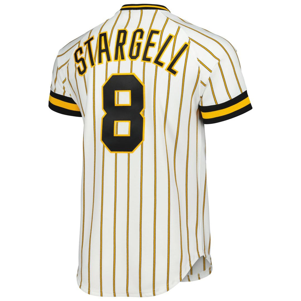 Men's Pittsburgh Pirates Willie Stargell White Cooperstown Collection 1979 MLB Baseball Jersey - view 10