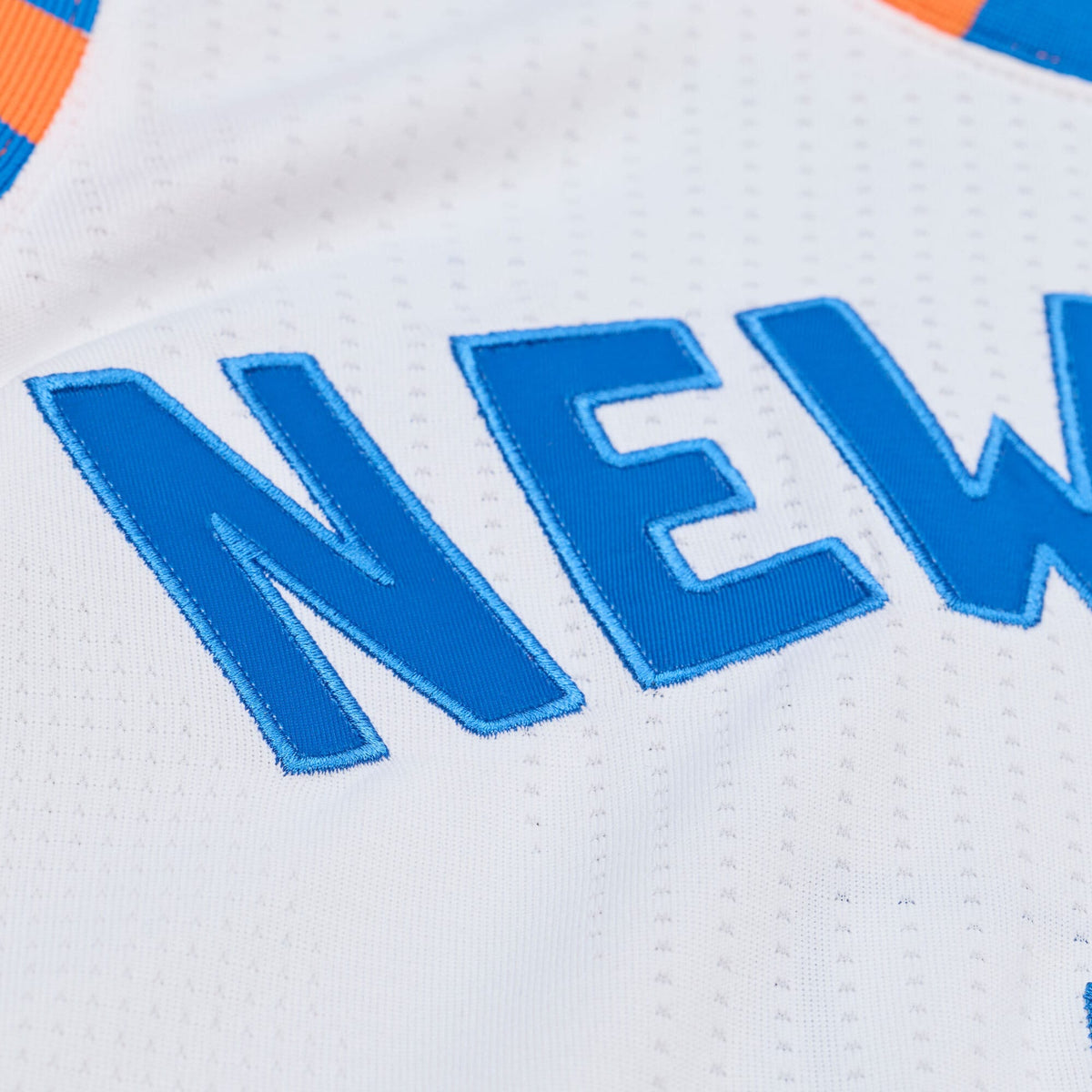 Men's Carmelo Anthony White New York Knicks 2015-16 Hardwood Classics NBA Basketball Jersey - view 6