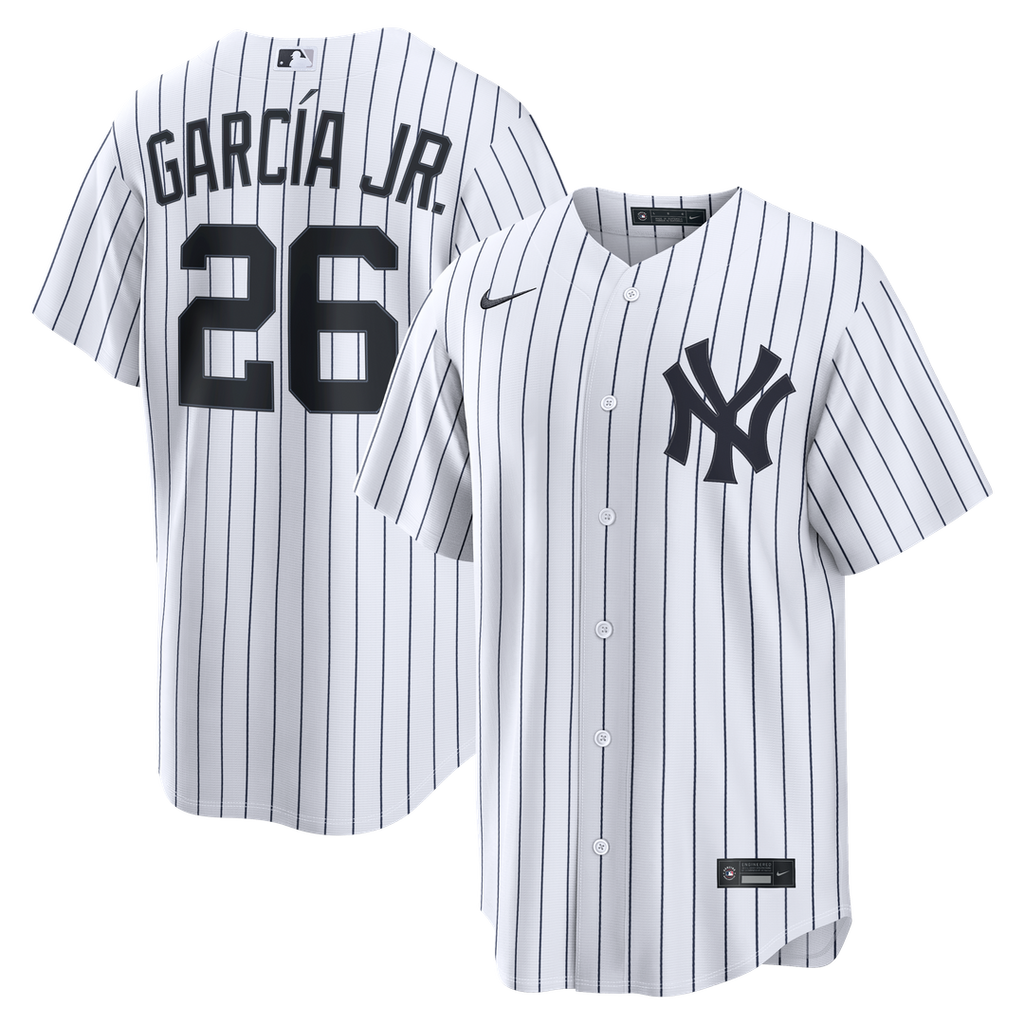 Men's New York Yankees Luis García Jr. White Home Replica MLB Baseball Jersey - view 1