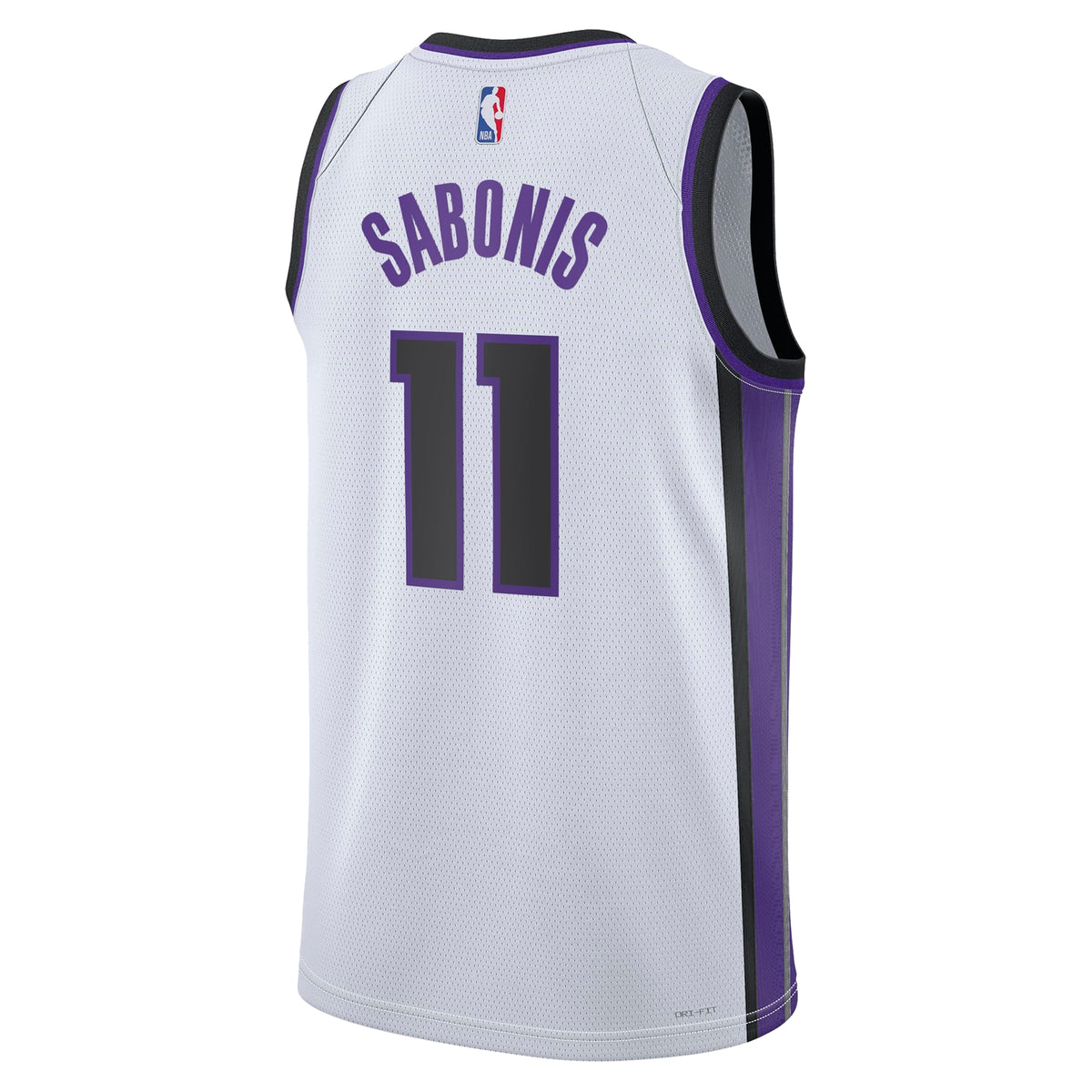 Unisex Domantas Sabonis Sacramento Kings Association Edition Swingman NBA Basketball Jersey - White - view 4