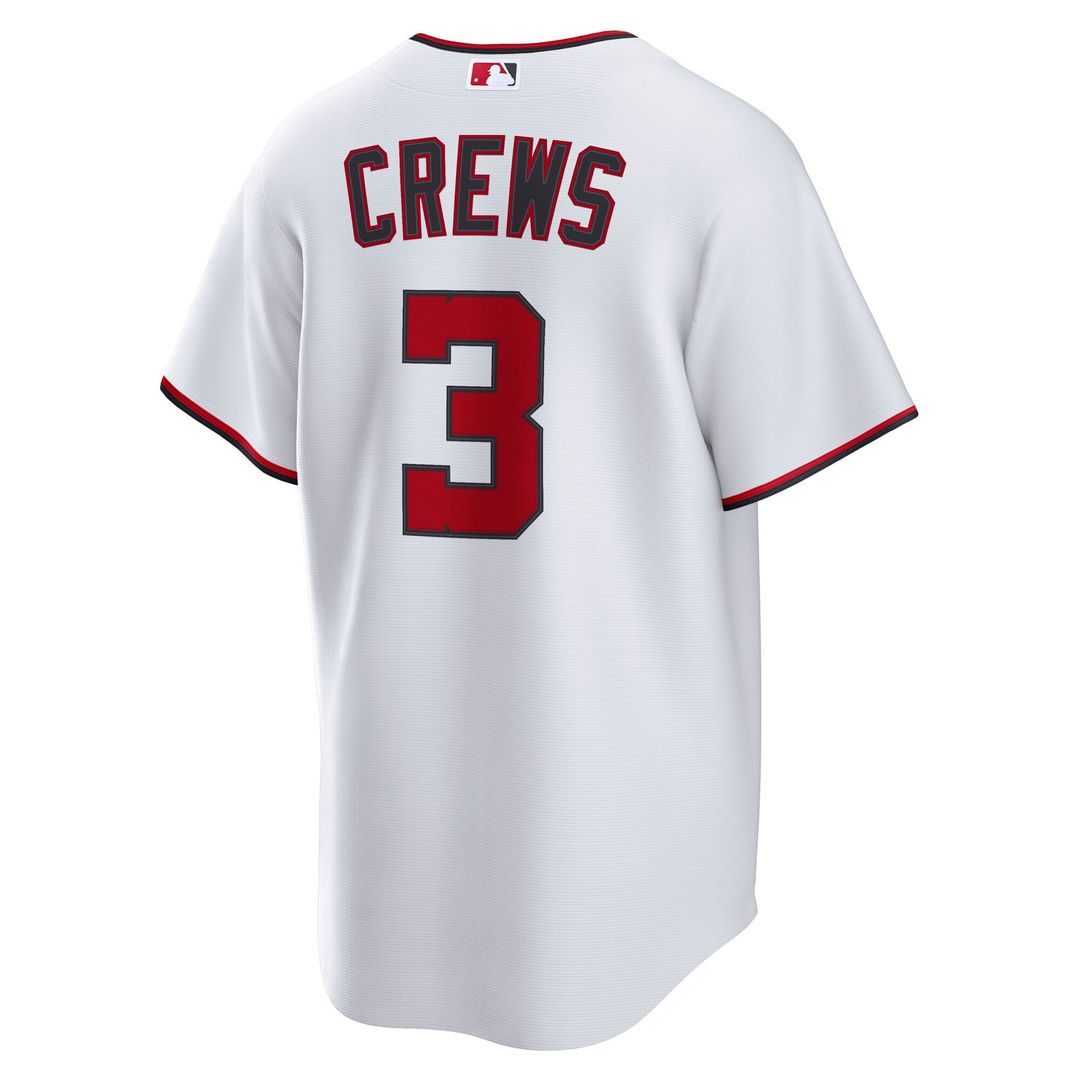 Men's Washington Nationals Dylan Crews White Home Replica MLB Baseball Jersey - view 6