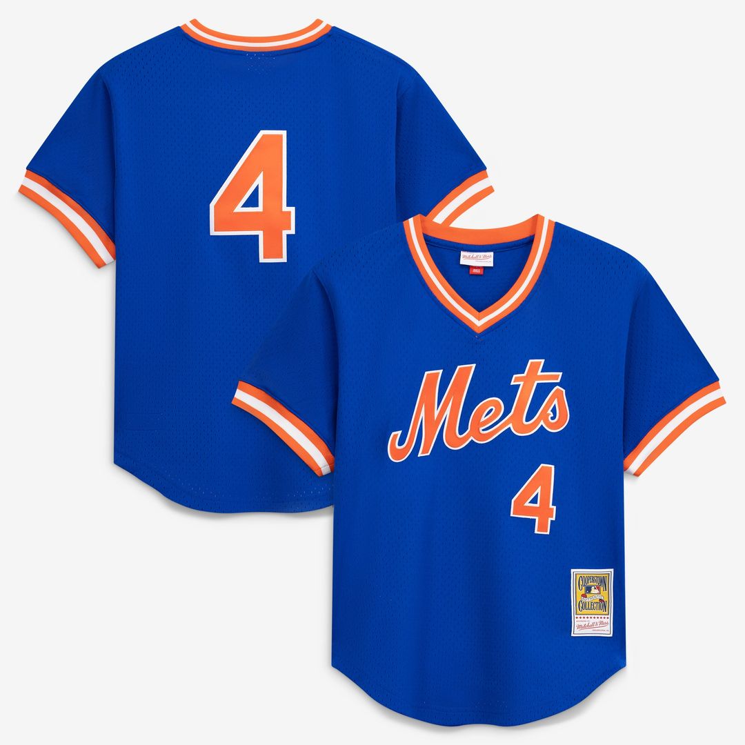 Men's New York Mets Lenny Dykstra Royal Batting Practice MLB Baseball Jersey - view 1