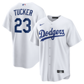 Men's Los Angeles Dodgers Kyle Tucker White Home Replica MLB Baseball Jersey - view 1