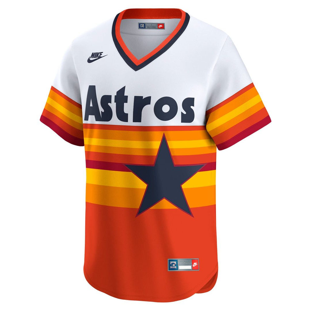 Men's Houston Astros White Cooperstown Collection Limited MLB Baseball Jersey - view 2
